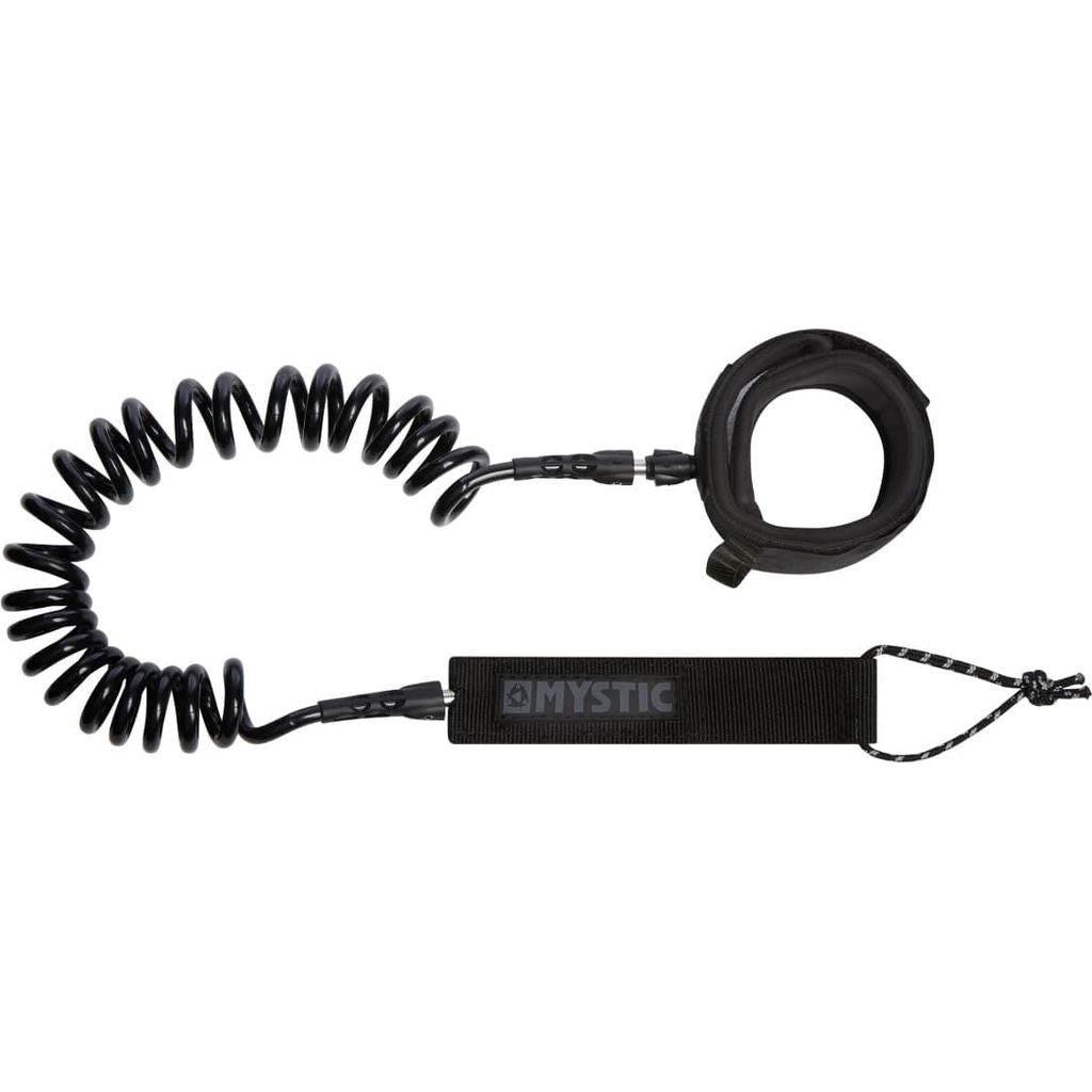  Mystic Coiled Ankle/Calf Leash - Black